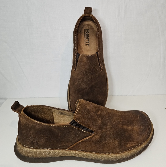 Born Bryson 10.5 Men's Leather Leather Slip On Men's Shoes NEW / display pair - Picture 6 of 16